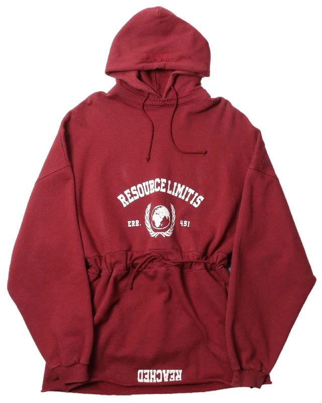 University Edition Hacker Hoodie Hoodie with Ribbed Hem Stretchable Secure