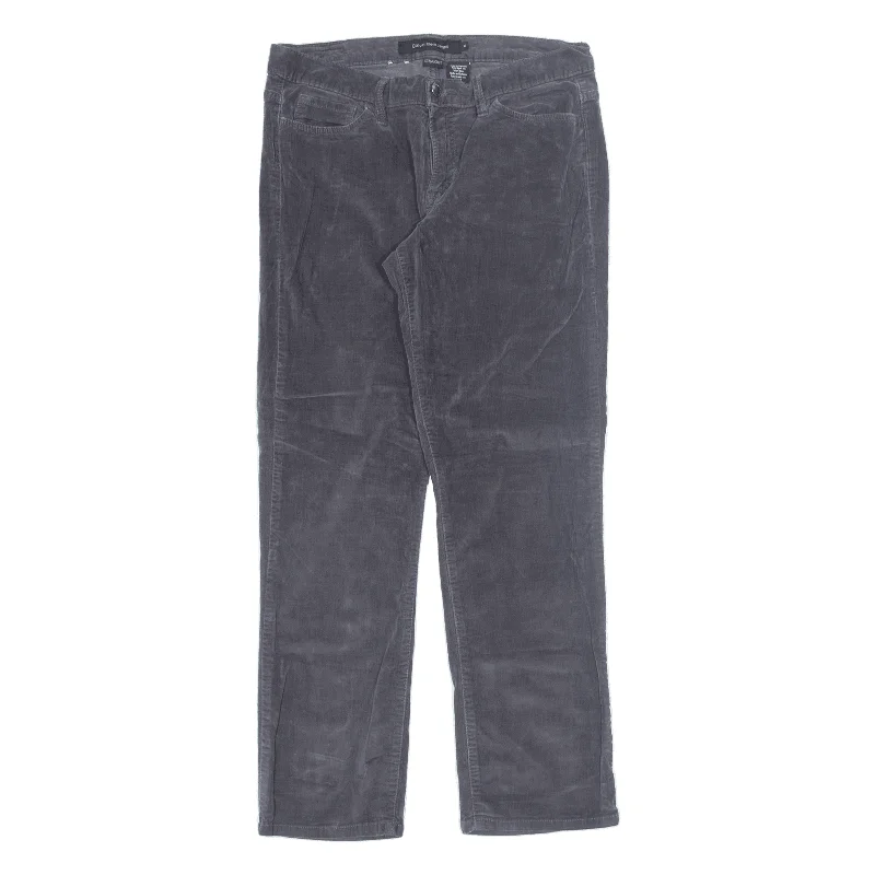 CALVIN KLEIN Corduroy Trousers Grey Slim Straight Womens W30 L28 Trousers Culottes Wide Leg CALVIN KLEIN Corduroy Trousers Grey Slim Straight Womens W30 L28 Trousers Culottes Wide Leg