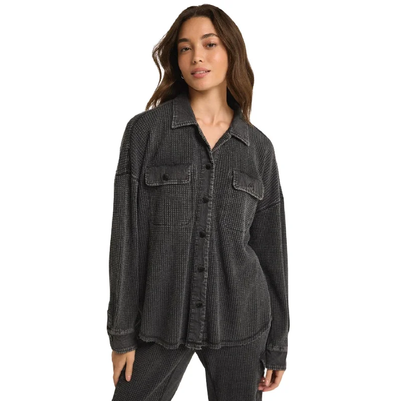 Top - Z Supply Elijah Waffle Jacket Rayon Jacket Velvet Jacket Corduroy Jacket