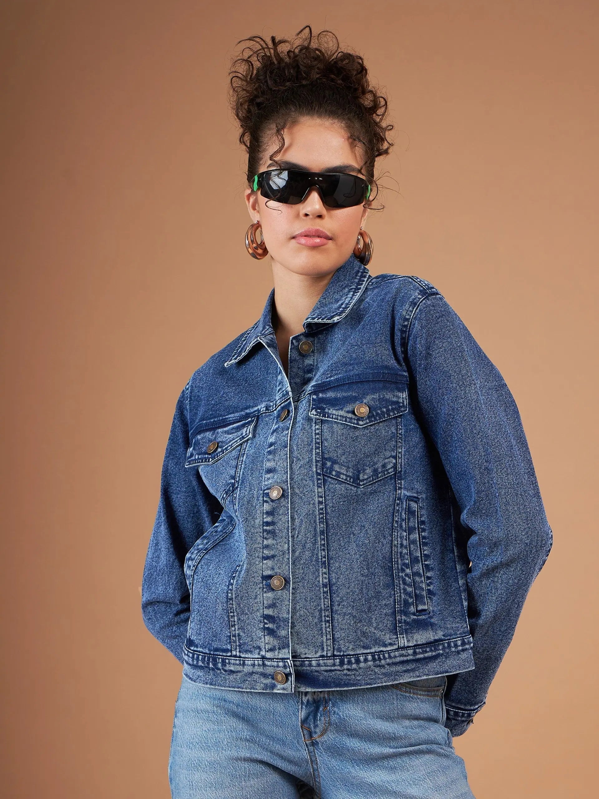 Women Solid Standard Navy Collared Neck Full Sleeve Jacket Cardigan Sweater Pullover Women Solid Standard Navy Collared Neck Full Sleeve Jacket Cardigan Sweater Pullover