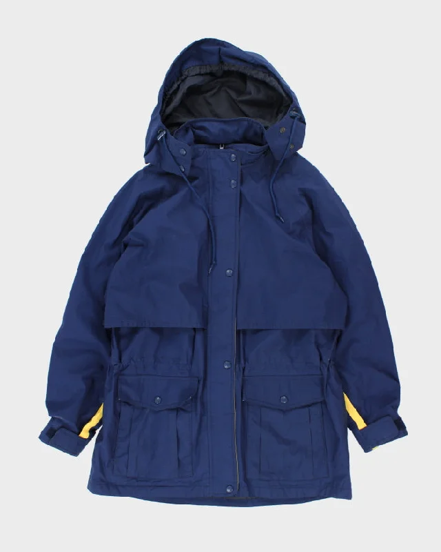 Vintage Women's Eddie Bauer Hooded Rain Jacket - L Welt Pockets Slit Pockets Flap Pockets Vintage Women's Eddie Bauer Hooded Rain Jacket - L Welt Pockets Slit Pockets Flap Pockets
