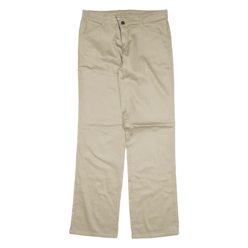 DICKIES Workwear Trousers Beige Relaxed Straight Womens W32 L32 Trousers Ceremony Elegant DICKIES Workwear Trousers Beige Relaxed Straight Womens W32 L32 Trousers Ceremony Elegant
