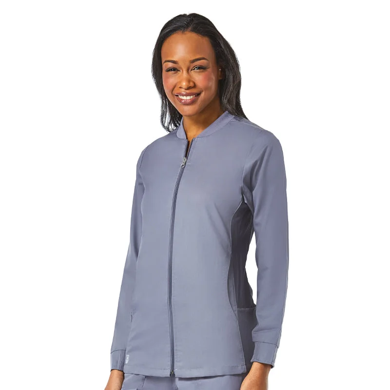 Sporty Mesh Panel Jacket by Maevn / XXS - 3XL / Pewter Trench Coat Raincoat Waterproof Jacket Sporty Mesh Panel Jacket by Maevn / XXS - 3XL / Pewter Trench Coat Raincoat Waterproof Jacket