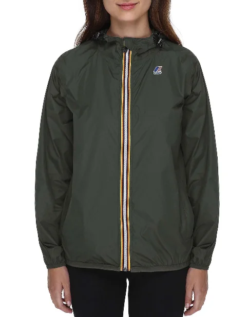 Top - K-Way Unisex Le Vrai Claude Waterproof Jacket Rayon Fabric Velvet Fabric Corduroy Fabric Top - K-Way Unisex Le Vrai Claude Waterproof Jacket Rayon Fabric Velvet Fabric Corduroy Fabric
