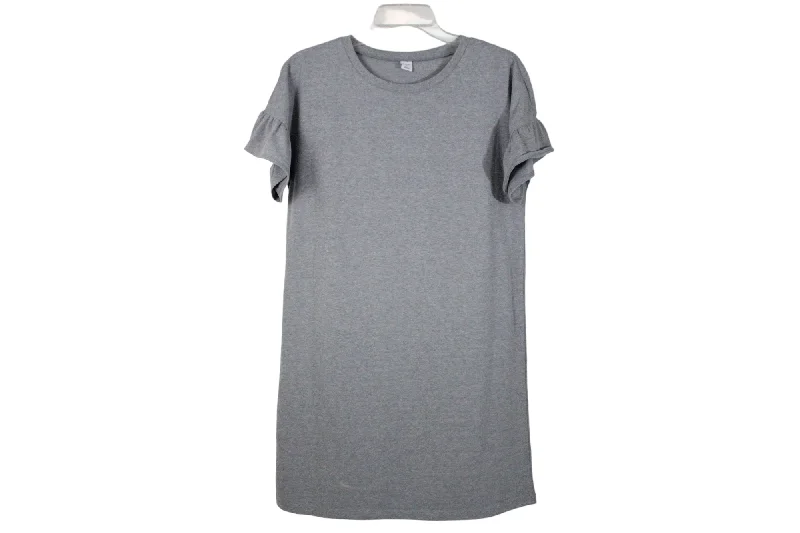 Old Navy Gray Sweatshirt Dress | S Hoodie with Lining Warm Insulated