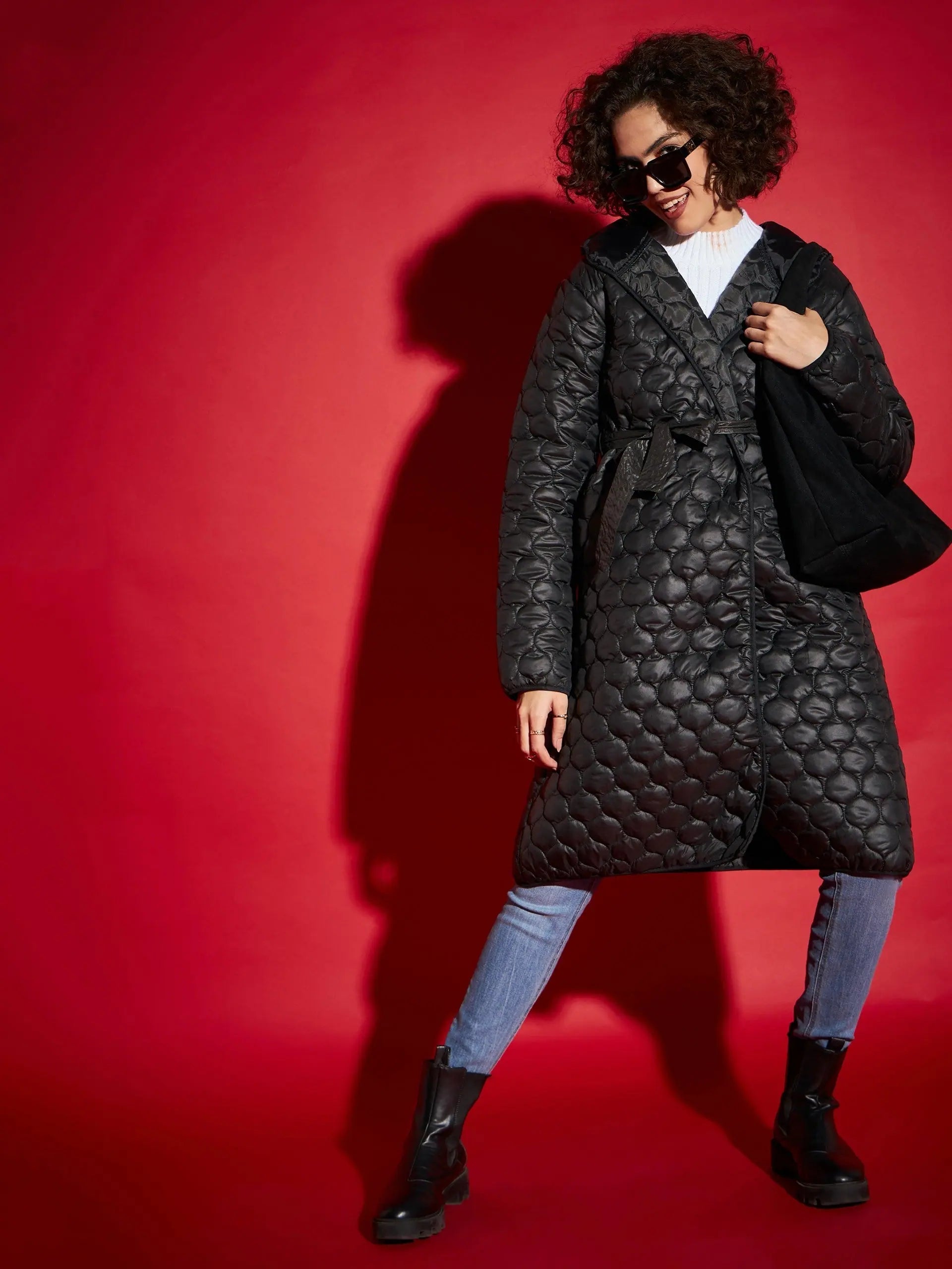 Women Solid Standard Black Full Sleeve Jacket Embroidered Jacket Appliqued Jacket Beaded Jacket Women Solid Standard Black Full Sleeve Jacket Embroidered Jacket Appliqued Jacket Beaded Jacket