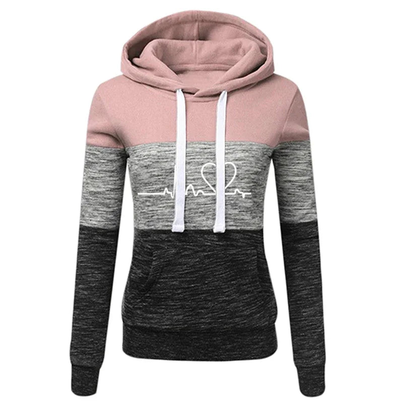 Autumn Winter Warm Women's Fleece Long Sleeve Hoodie Fashion Slim Fit Sweatshirt Ladies Casual Color Matching Outdoors Pullover Hoodie Jacket Zipper Layering Autumn Winter Warm Women's Fleece Long Sleeve Hoodie Fashion Slim Fit Sweatshirt Ladies Casual Color Matching Outdoors Pullover Hoodie Jacket Zipper Layering