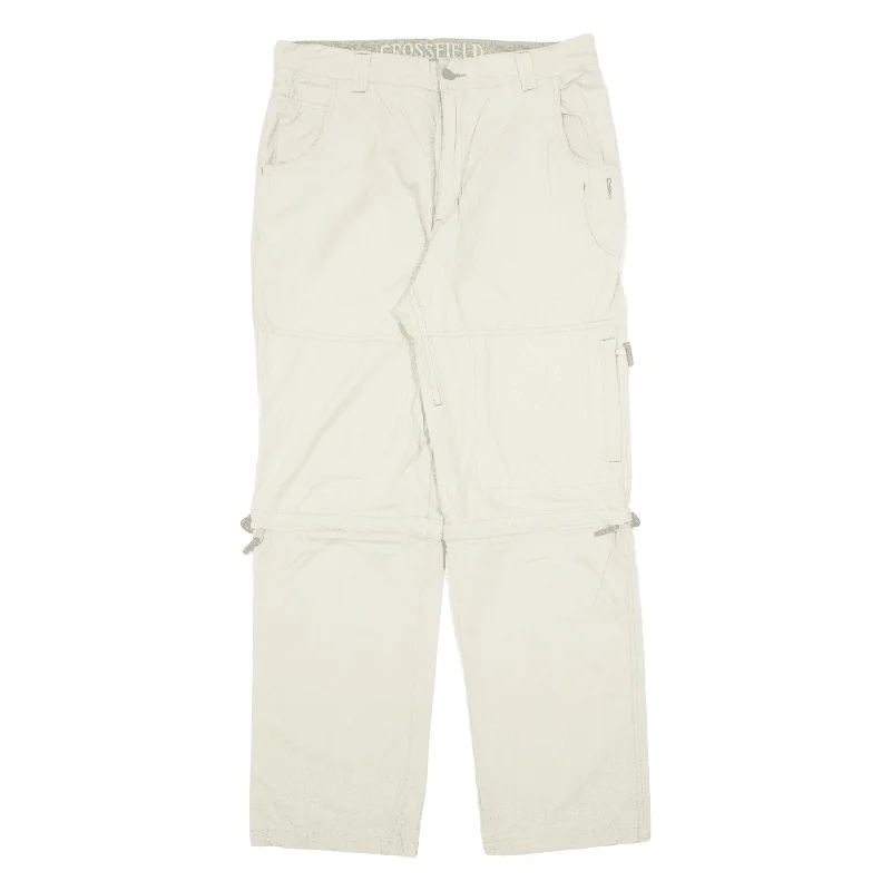 CROSSFIELD Outdoor Womens Trousers Cream Regular Straight 90s W32 L30 Trousers Leisure Comfortable CROSSFIELD Outdoor Womens Trousers Cream Regular Straight 90s W32 L30 Trousers Leisure Comfortable
