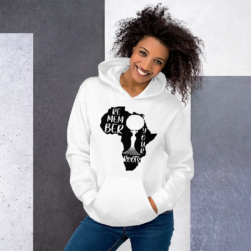 Remeber Your Roots Unisex Hoodie Hoodie with Print Artistic Unique