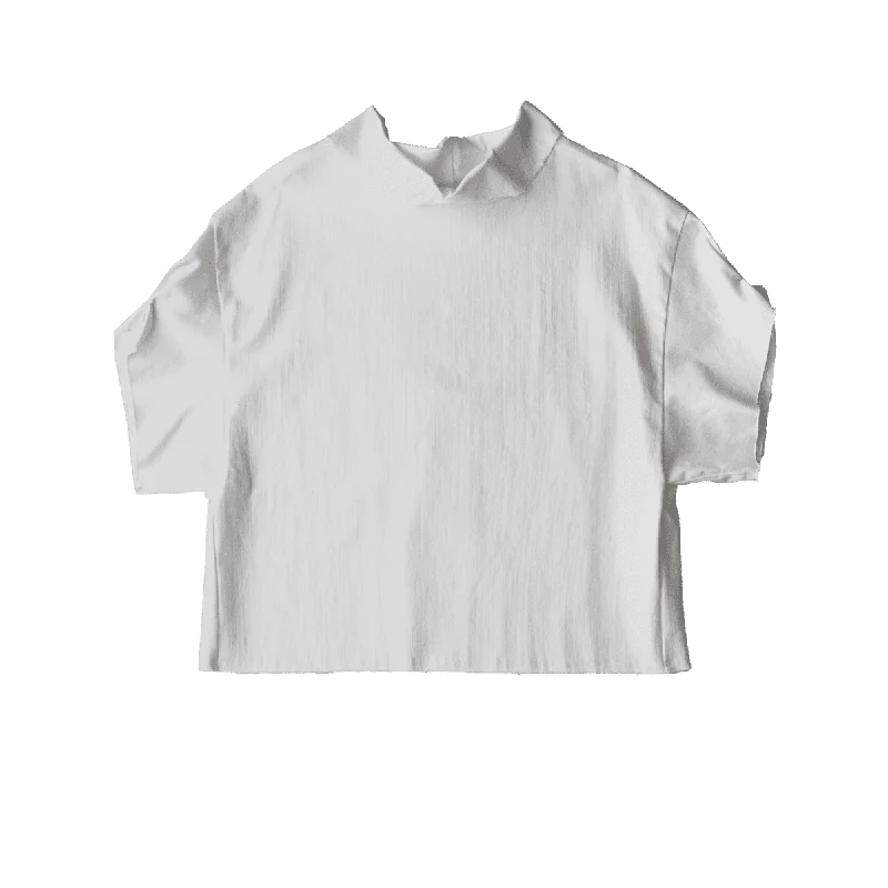 Over Neck Pullover / White Over Sleeve Pullover