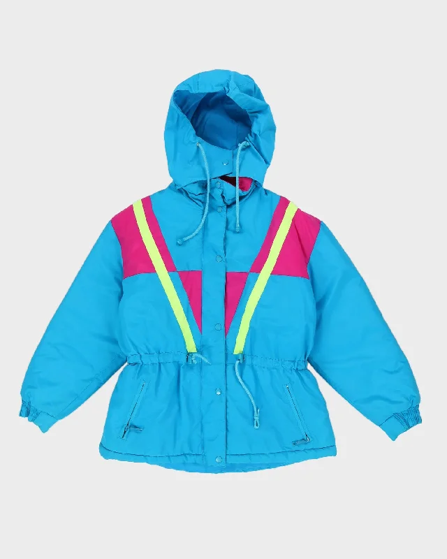Vintage 90s TimeOut Ski Blue Jacket - L Denim Jacket Leather Jacket Suede Jacket