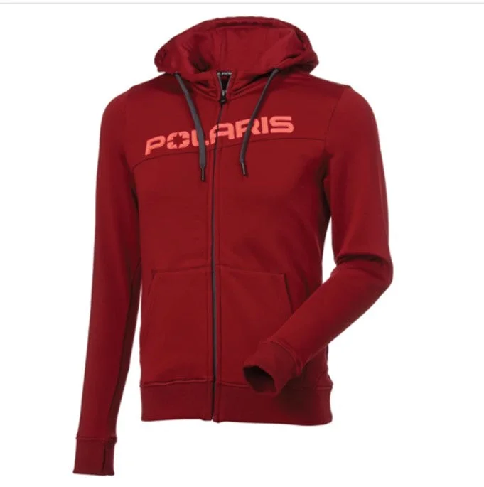 Polaris Women's Tech Full-Zip Hoodie, Maroon | 2861509 Hoodie with Hem Applique Textured Unique Polaris Women's Tech Full-Zip Hoodie, Maroon | 2861509 Hoodie with Hem Applique Textured Unique