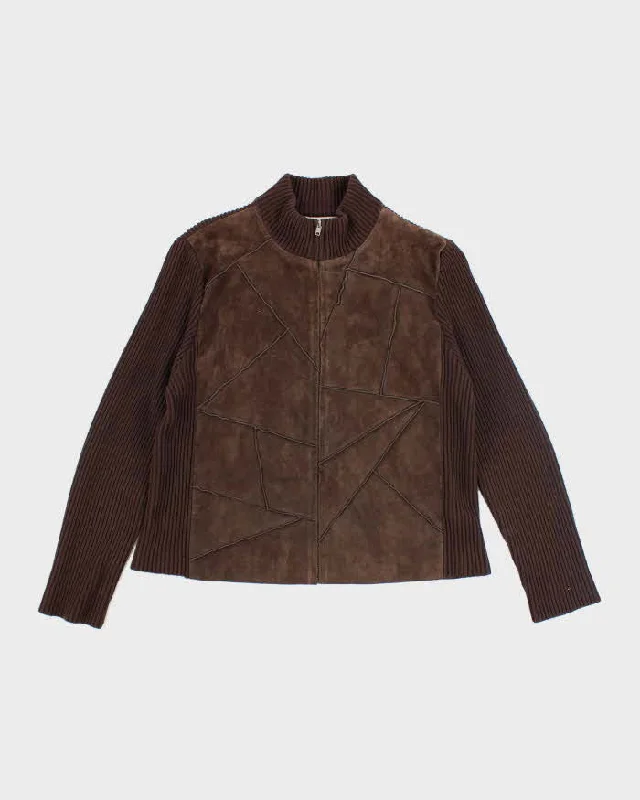 Vintage 90's Women's Nygard Suede Zip Up Jacket - S Oversized Jacket Tailored Jacket Straight Jacket Vintage 90's Women's Nygard Suede Zip Up Jacket - S Oversized Jacket Tailored Jacket Straight Jacket