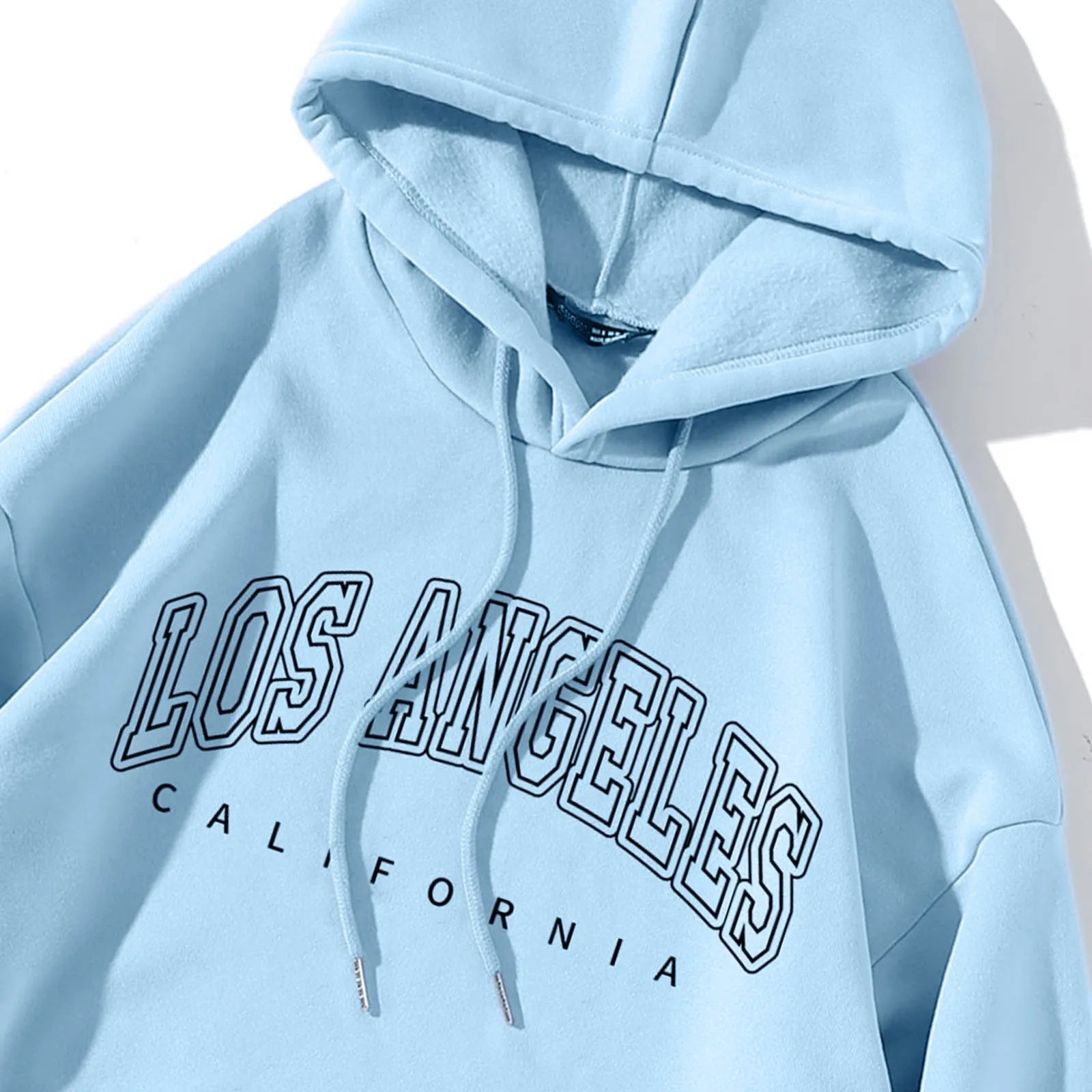 2024 LOS ANGELES Women Sweatshirt Hoodie Long Sleeve Loose Casual Sweatshirt Couple Style Unisex Streetwear Top Hooded Hoodie with Hood Adjustable Protection 2024 LOS ANGELES Women Sweatshirt Hoodie Long Sleeve Loose Casual Sweatshirt Couple Style Unisex Streetwear Top Hooded Hoodie with Hood Adjustable Protection