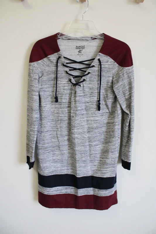 Almost Famous Hoodie Dress | L Hoodie Crop Top Short Trendy