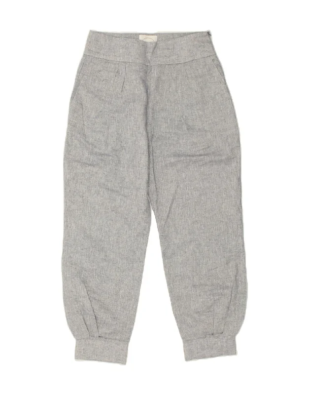 VINTAGE Womens Joggers Casual Trousers Medium W30 L26 Grey Cotton Trousers Palazzo Wide Leg VINTAGE Womens Joggers Casual Trousers Medium W30 L26 Grey Cotton Trousers Palazzo Wide Leg