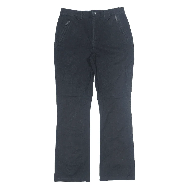 LAUREN RALPH LAUREN Trousers Black Regular Bootcut Womens W28 L30 Trousers Flared Retro LAUREN RALPH LAUREN Trousers Black Regular Bootcut Womens W28 L30 Trousers Flared Retro