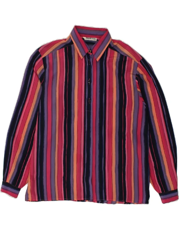 DIANA BENTALLS Womens Oversized Pullover Shirt UK 10 Small Multicoloured dolman Sleeve Top DIANA BENTALLS Womens Oversized Pullover Shirt UK 10 Small Multicoloured dolman Sleeve Top