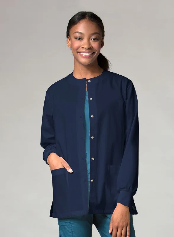 Unisex Snap Jacket By Maevn XS-5XL / NAVY Nylon Jacket Polyester Jacket Spandex Jacket Unisex Snap Jacket By Maevn XS-5XL / NAVY Nylon Jacket Polyester Jacket Spandex Jacket