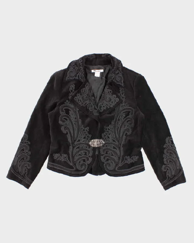 Vintage 90s Velvet Textured Detail Evening Jacket - M Corduroy Jacket Velvet Jacket Brocade Jacket Vintage 90s Velvet Textured Detail Evening Jacket - M Corduroy Jacket Velvet Jacket Brocade Jacket