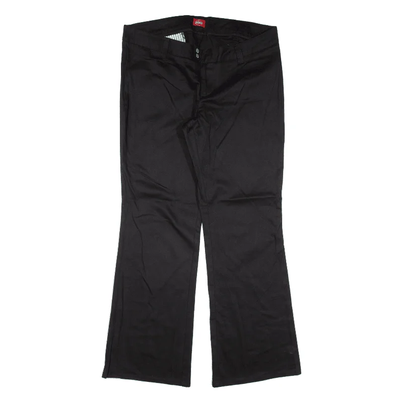 DICKIES Workwear Trousers Black Regular Bootcut Womens W36 L31 Trousers Pleated Formal DICKIES Workwear Trousers Black Regular Bootcut Womens W36 L31 Trousers Pleated Formal