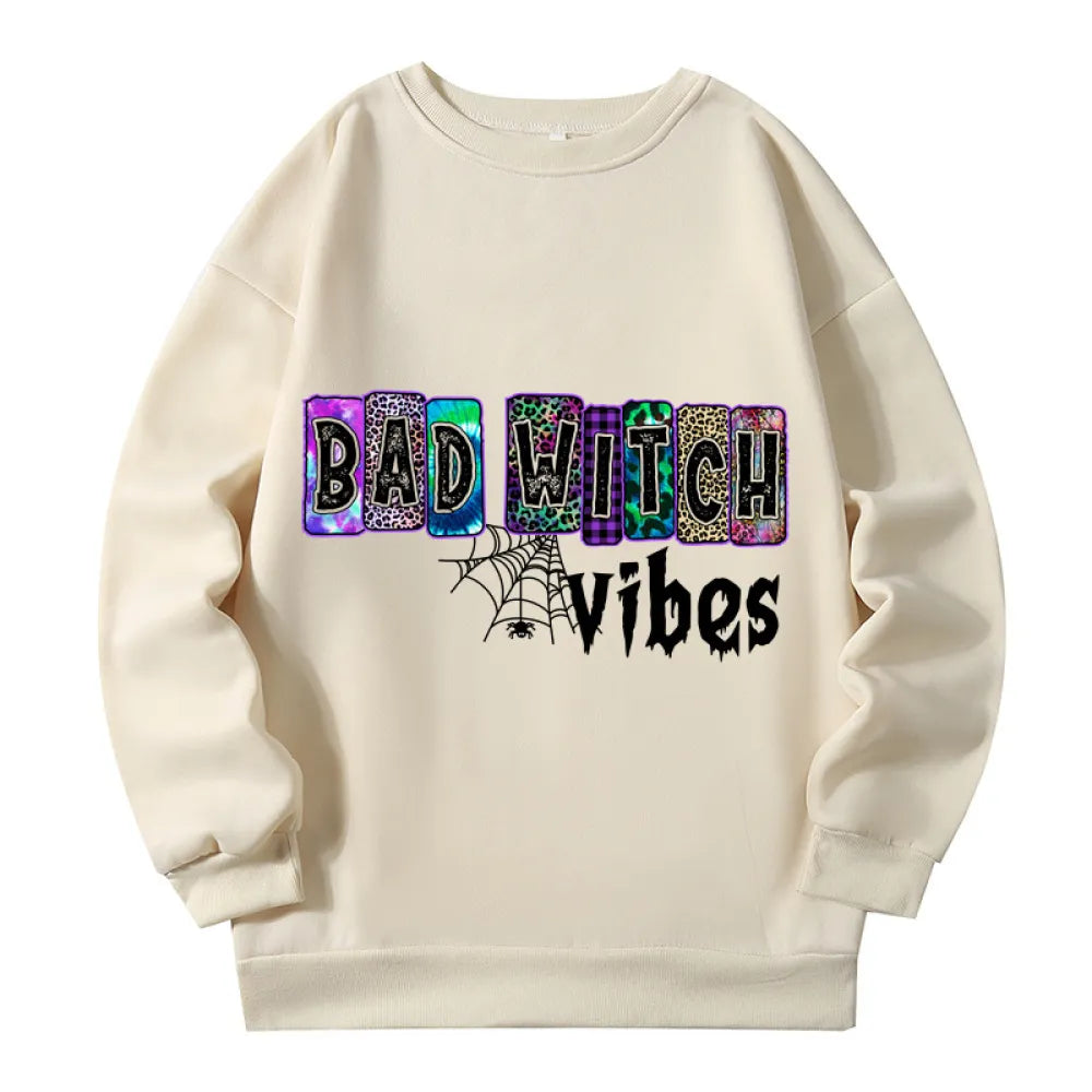 Halloween Spider Web Plus Size Sweat-shirt Autumn Winter New 2023 Pullover Women American Street Hip-hop Graphic Sweatshirt Hoodie with Patch Decorative Personalized Halloween Spider Web Plus Size Sweat-shirt Autumn Winter New 2023 Pullover Women American Street Hip-hop Graphic Sweatshirt Hoodie with Patch Decorative Personalized