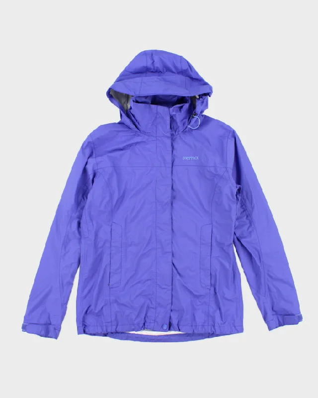 Vintage 90's Marmot Hooded Zip Up Rain Jacket - M A-Line Jacket Boat Neck Shawl Collar Vintage 90's Marmot Hooded Zip Up Rain Jacket - M A-Line Jacket Boat Neck Shawl Collar