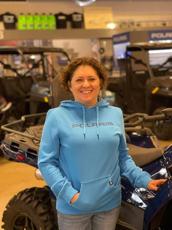 Polaris Women's Staple Hoodie, Blue | 2864607 Hoodie with Drawstring Waist Adjustable Fitted Polaris Women's Staple Hoodie, Blue | 2864607 Hoodie with Drawstring Waist Adjustable Fitted