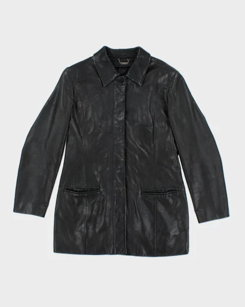 Vintage 90's Danier Leather Button Up Jacket - M Denim Fabric Leather Fabric Suede Fabric Vintage 90's Danier Leather Button Up Jacket - M Denim Fabric Leather Fabric Suede Fabric