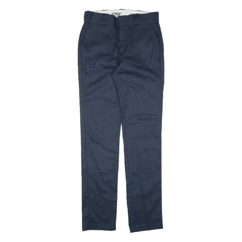 DICKIES 776 Workwear Womens Trousers Blue Slim Straight W28 L30 Trousers Canvas Durable DICKIES 776 Workwear Womens Trousers Blue Slim Straight W28 L30 Trousers Canvas Durable