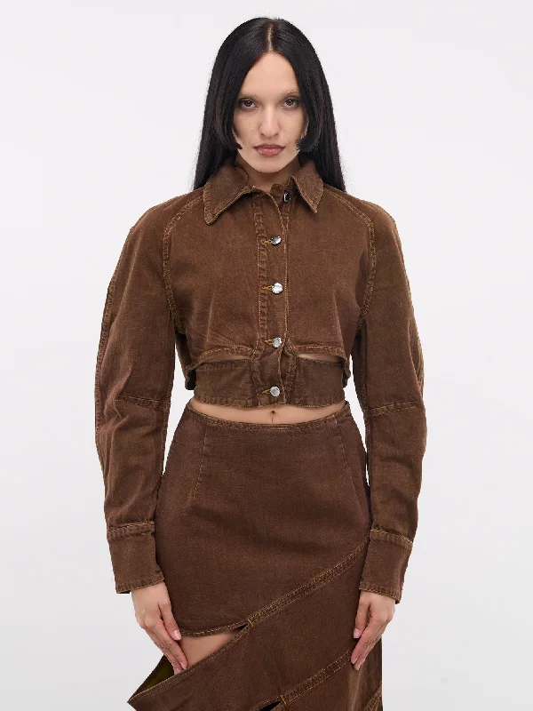 Ellipse Jacket (1121-EL-T-TOBACCO) Plaid Jacket Tartan Jacket Houndstooth Jacket