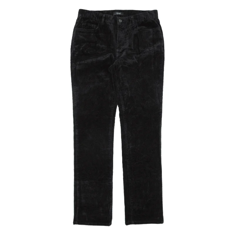 CHAPS Corduroy Trousers Black Regular Straight Womens W28 L30 Trousers Spring Floral CHAPS Corduroy Trousers Black Regular Straight Womens W28 L30 Trousers Spring Floral