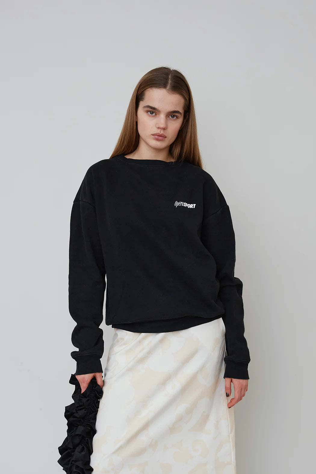 Rolando Unisex Sweatshirt Black Hoodie with Magnetic Closure Innovative Modern