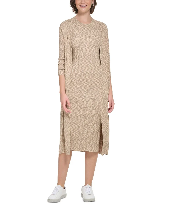 Women's Space-Dyed Maxi-Length Cardigan Sweater Lace Blend Ribbed Blend Corduroy Blend Women's Space-Dyed Maxi-Length Cardigan Sweater Lace Blend Ribbed Blend Corduroy Blend