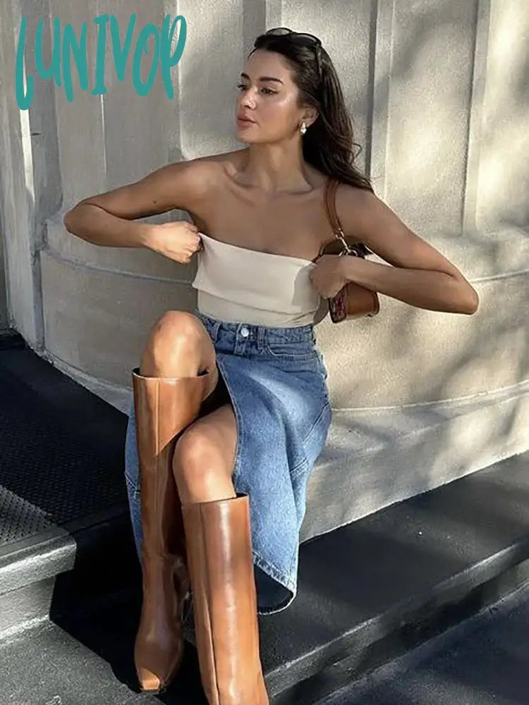Lunivop Elegant Women Slim Beige Tops Fashion Ladies Vintage Black Tube Tank Top Chic Girls Party Stylish Tanks Cute fitness tank top Lunivop Elegant Women Slim Beige Tops Fashion Ladies Vintage Black Tube Tank Top Chic Girls Party Stylish Tanks Cute fitness tank top
