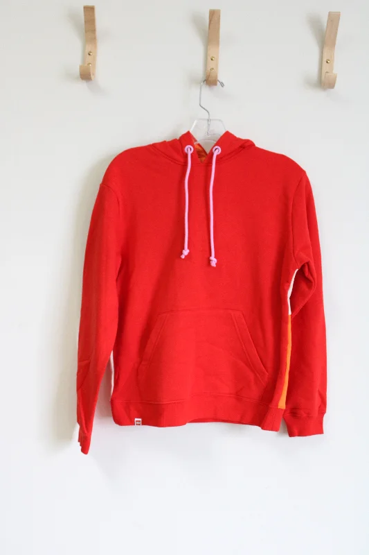 NEW Lego Red Multi-Colored Hoodie | XS Hoodie with Oversized Fit Loose Comfortable