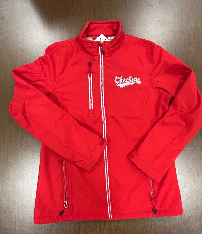 Script Logo Zip-up Jacket Faux Fur Fabric Real Fur Fabric Shearling Fabric