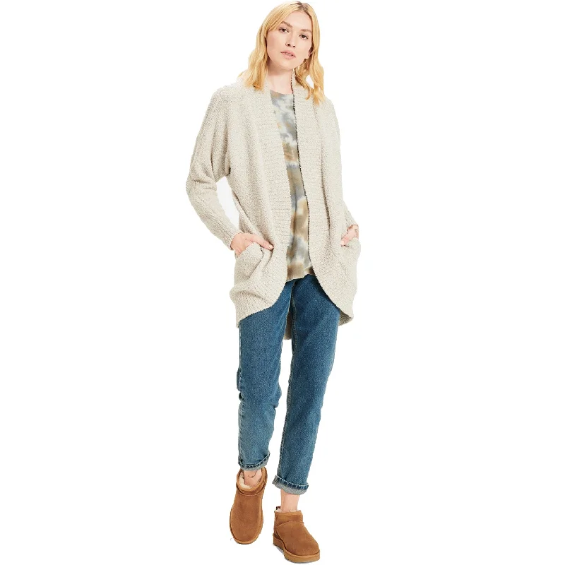 Women's UGG Fremont Fluffy Knit Cardigan Driftwood Cotton Fabric Linen Fabric Terry Fabric Women's UGG Fremont Fluffy Knit Cardigan Driftwood Cotton Fabric Linen Fabric Terry Fabric