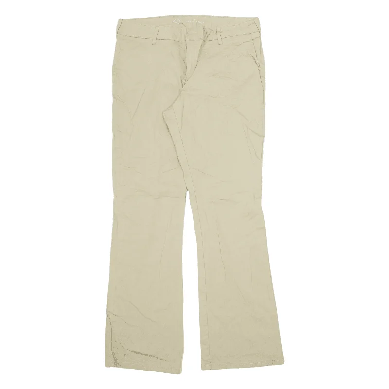 DICKIES Workwear Trousers Beige Regular Bootcut Womens W35 L33 Trousers Leather Faux DICKIES Workwear Trousers Beige Regular Bootcut Womens W35 L33 Trousers Leather Faux