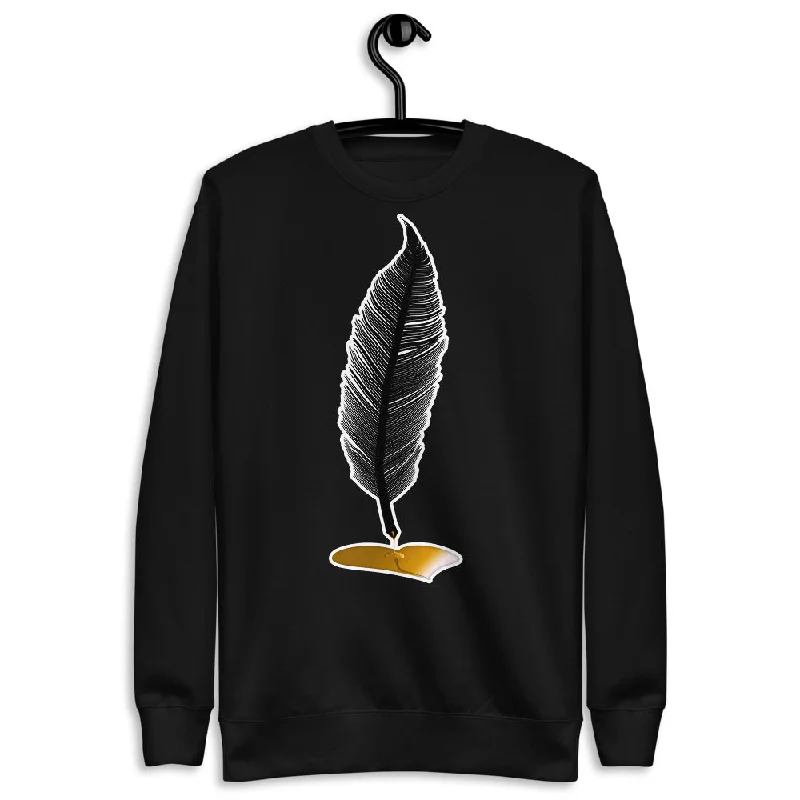 Golden Heart | unisex fleece pullover Spaghetti Sleeve Top