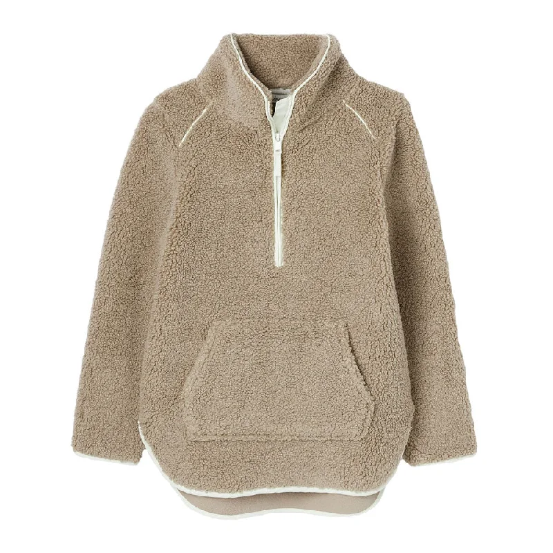 Joules Ladies Aldeburgh Fleece Pullover Ruffle Neck Pullover