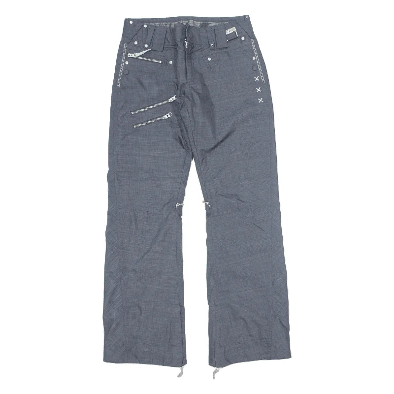 OAKLEY Skiing Womens Trousers Grey Regular Bootcut Nylon W30 L31 Trousers Polka Dot Cute OAKLEY Skiing Womens Trousers Grey Regular Bootcut Nylon W30 L31 Trousers Polka Dot Cute