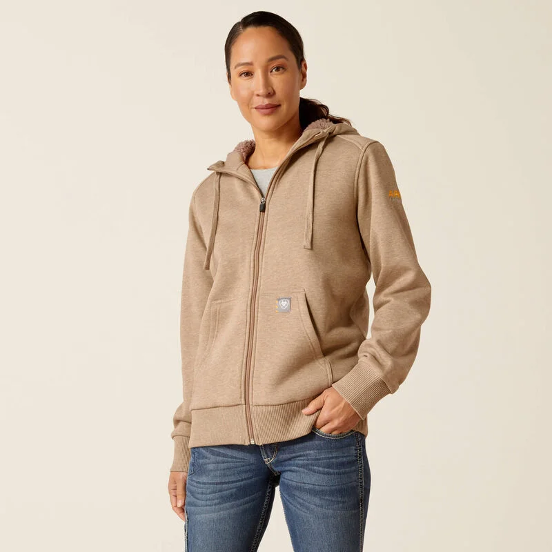 Women's Ariat Rebar All-Weather Hoodie Hoodie with Illustration Artistic Creative