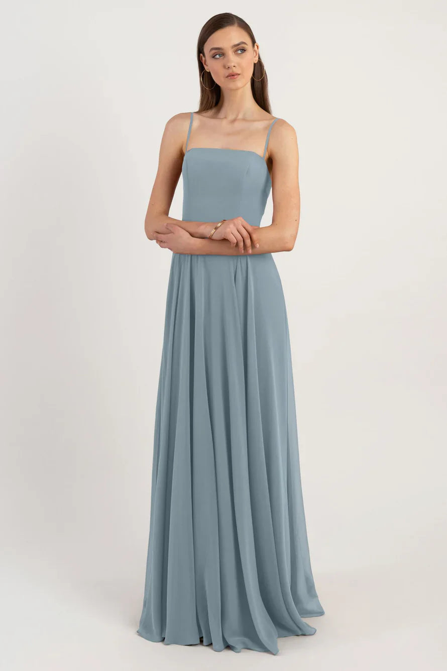 A-Line Spaghetti Strap Floor-length Bridesmaid Dresses Evening Dresses Peplum Ruffle Cocktail A-Line Spaghetti Strap Floor-length Bridesmaid Dresses Evening Dresses Peplum Ruffle Cocktail