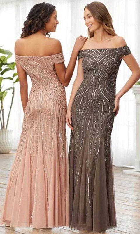 Adrianna Papell Platinum 40370 - Embellished Evening Dress Tunics Travel practical