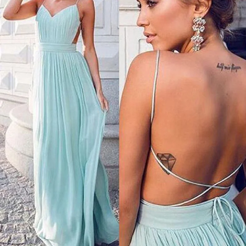 Chiffon Backless Tiffany Blue Cheap Prom Wedding Party Dresses, BG51246 sweetheart Neckline Romantic Chiffon Backless Tiffany Blue Cheap Prom Wedding Party Dresses, BG51246 sweetheart Neckline Romantic