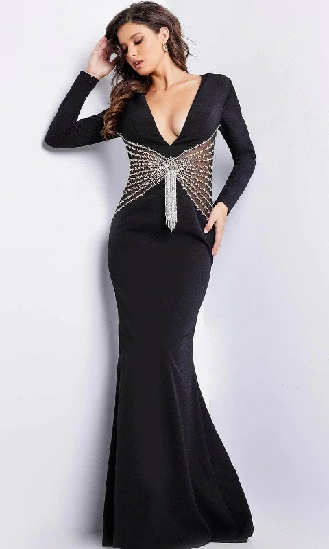 Jovani 26317 - Beaded Waist Evening Dress Tunics Running lightweight