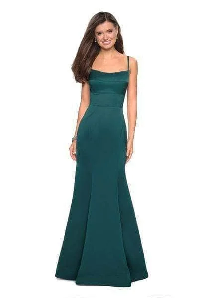 La Femme 27524SC - Scoop Seamed Evening Dress Tunics Luxurious premium