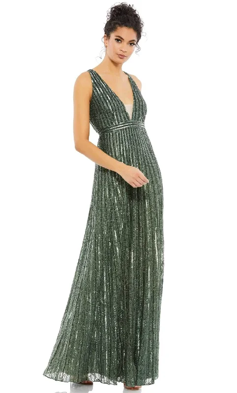 Mac Duggal 93570 - Sequin Embellished Sleeveless Evening Dress Tunics Distressed trendy Mac Duggal 93570 - Sequin Embellished Sleeveless Evening Dress Tunics Distressed trendy