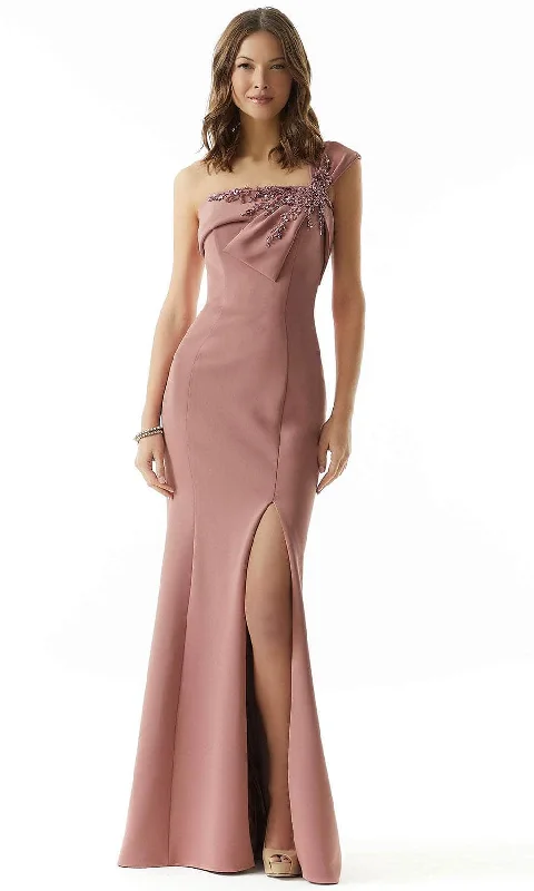 MGNY by Mori Lee 73002 - Bow Draped Evening Dress Tunics Essential wardrobe